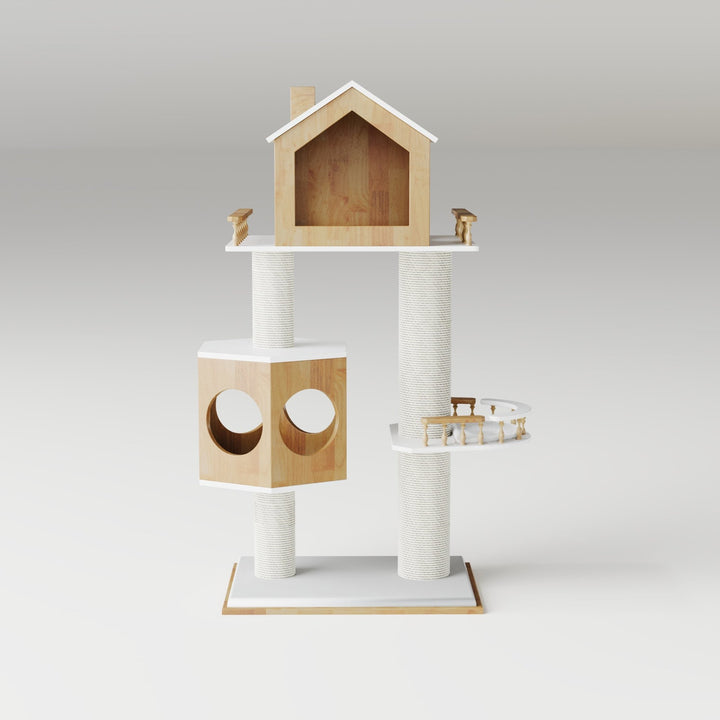 Catsvillas - Hexagonal Cat Tree- Cat Furniture