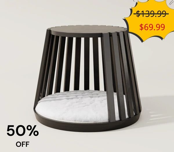 Catsvillas - Omee Modern Wood Cat Bed - Cat Furniture